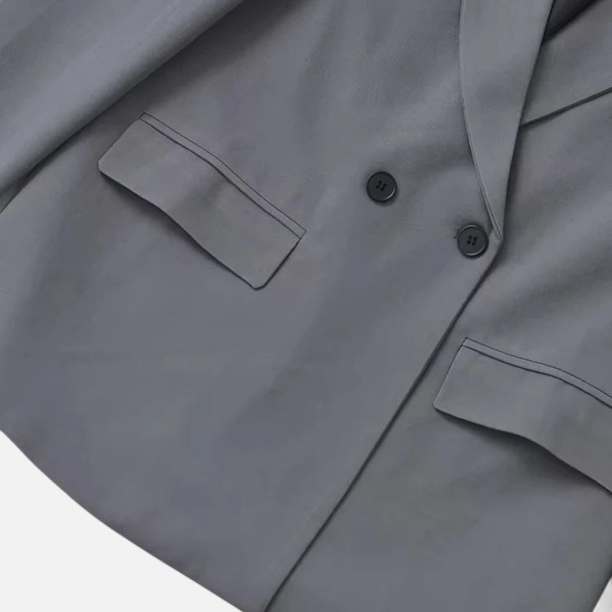 Blazer doppiopetto con revers a dentello