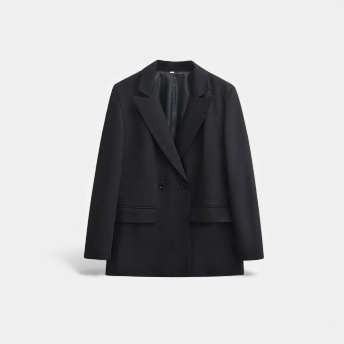 Blazer doppiopetto con revers a dentello