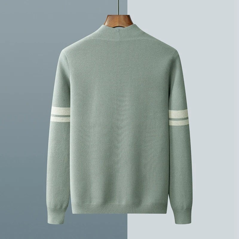 Cardigan in maglia con maniche a righe