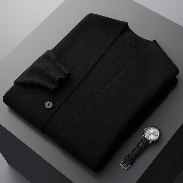 Cardigan in maglia con maniche a righe